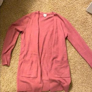 Women’s Pink Long Cardigan